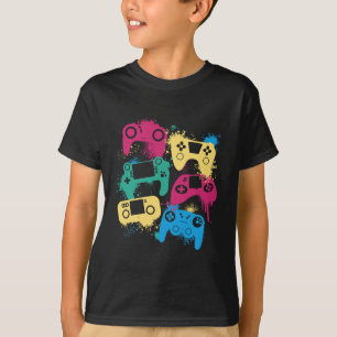 Camiseta Control De Videojuegos Tee Gráfico Para Color De J
