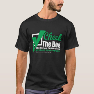 Camiseta Control del donante de órganos la caja