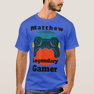 Camiseta Control del jugador de videojuegos Matthew Legenda