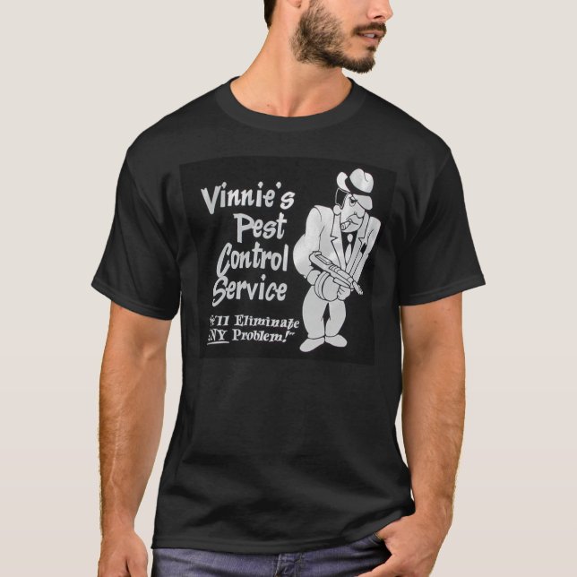 Camiseta Control del parásito de Vinnie (Anverso)