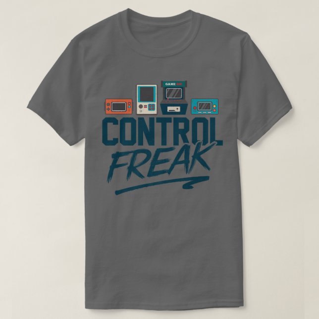 Camiseta Control Freak Video Game Player Gaming Gamer Pc Co (Diseño del anverso)