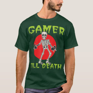 Camiseta Control informático de humor de chiste gamer death