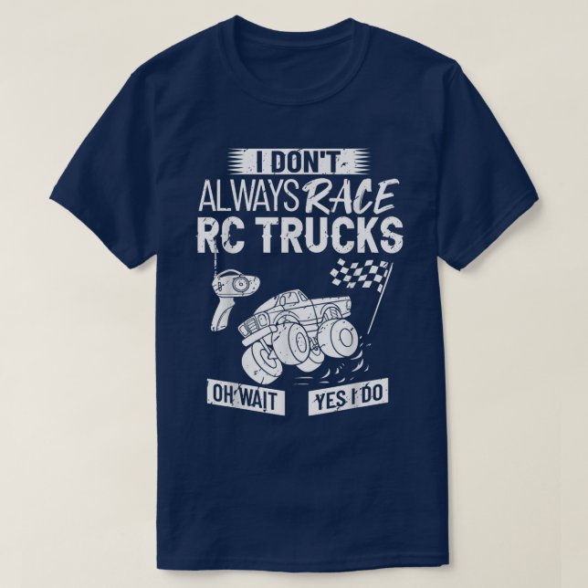 Camiseta Control remoto de coche monster Rc Truck 2374 (Diseño del anverso)