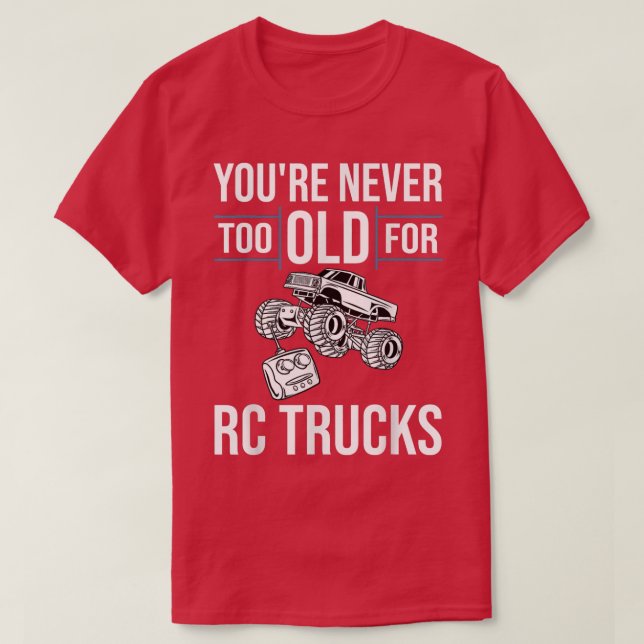Camiseta Control remoto de coche monster Rc Truck 2376 (Diseño del anverso)