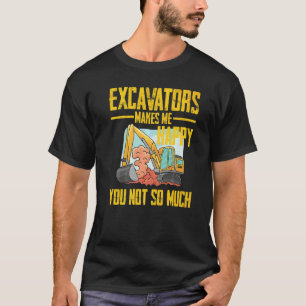 Camiseta Control Remoto de Operador de Excavadora Máquina R