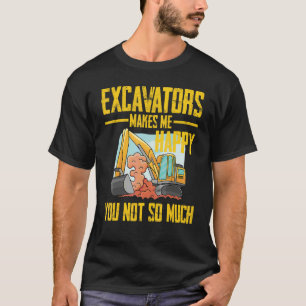 Camiseta Control Remoto de Operador de Excavadora Máquina R