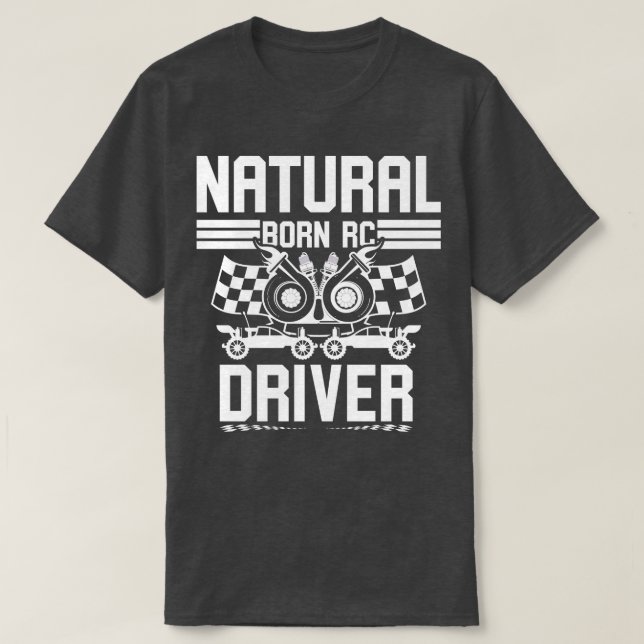 Camiseta Control remoto Racer Racer de controlador RC natur (Diseño del anverso)