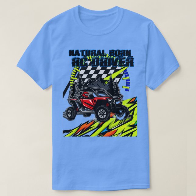 Camiseta Control remoto Racer Racer de controlador RC natur (Diseño del anverso)