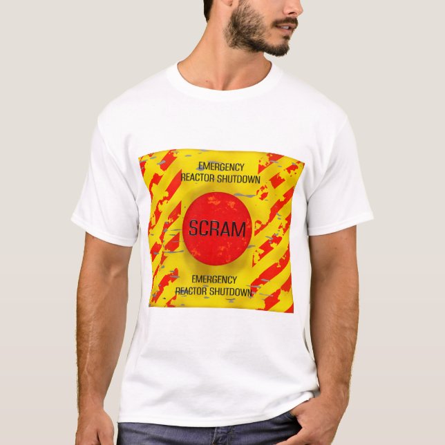 Camiseta Control SCRAM, cierre de emergencia de reactores n (Anverso)