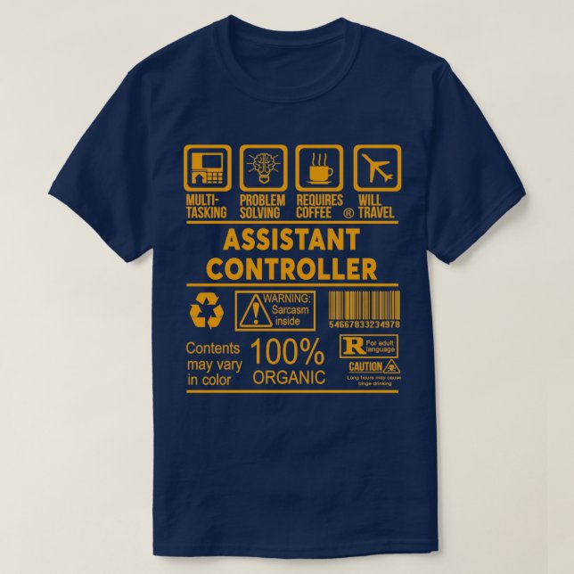 Camiseta CONTROLADOR ASISTENTE NICE DISEÑN 2017 Classic TSh (Diseño del anverso)