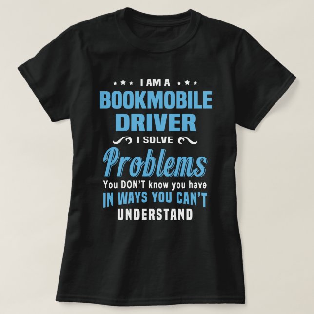 Camiseta Controlador Bookmobile (Diseño del anverso)