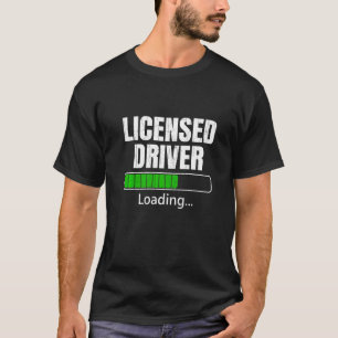 Camiseta Controlador con licencia que carga un gráfico de t