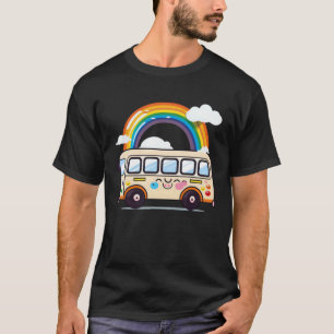 Camiseta Controlador de bus de bus Rainbow Busdriver