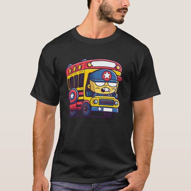 Camiseta Controlador de bus de servicio Grumpy (Anverso)