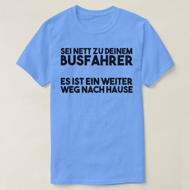 Camiseta Controlador de bus diciendo 2 (Diseño del anverso)