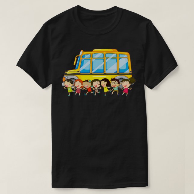 Camiseta Controlador de bus hola 2 (Diseño del anverso)