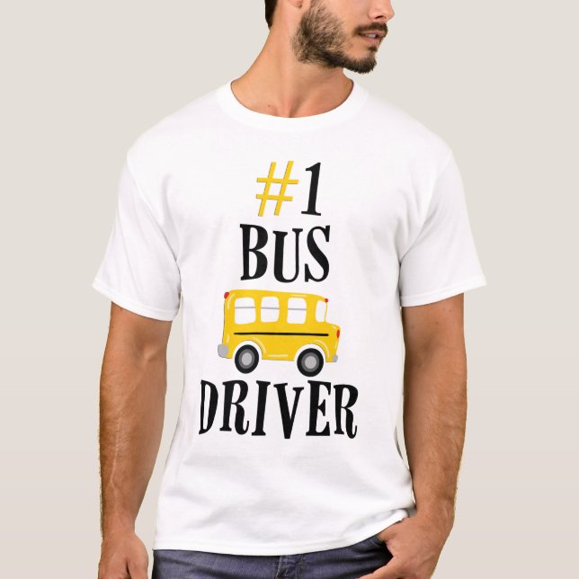 Camiseta Controlador de bus número uno (Anverso)