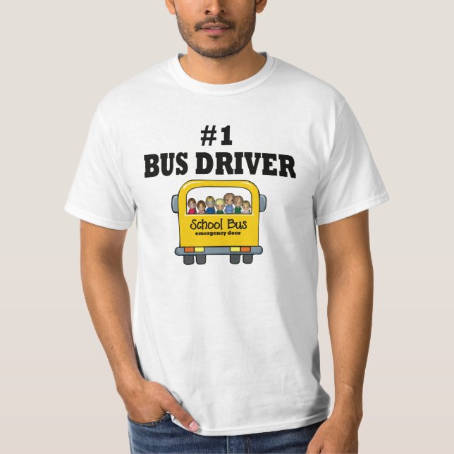 Camiseta Controlador de bus número uno (Anverso)