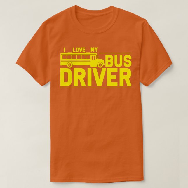 Camiseta Controlador de bus que me encanta mi controlador d (Diseño del anverso)