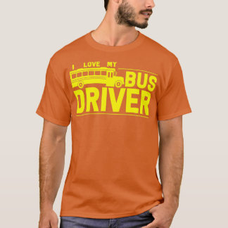Camiseta Controlador de bus que me encanta mi controlador d