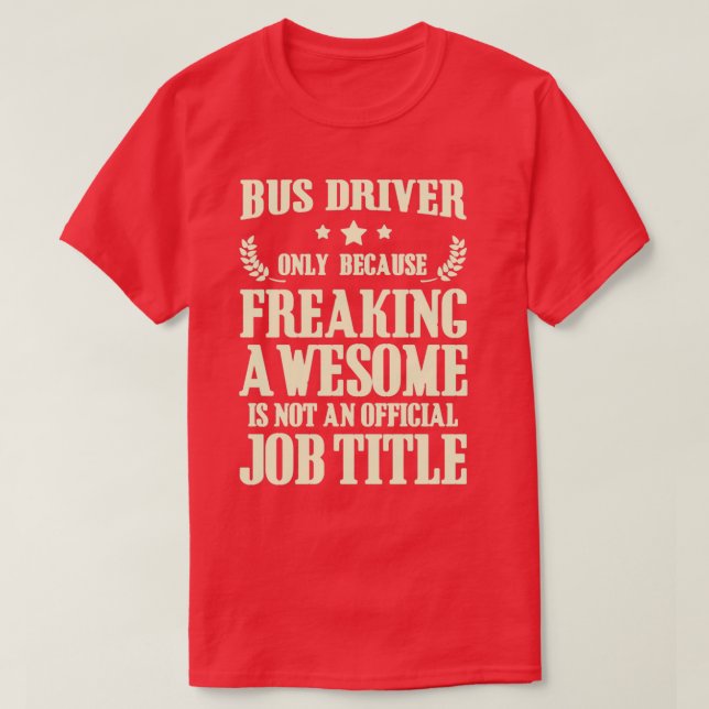 Camiseta Controlador de bus T (Diseño del anverso)