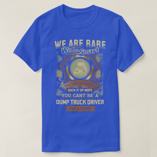 Camiseta Controlador de camión de volcado inteligente 2 (Diseño del anverso)