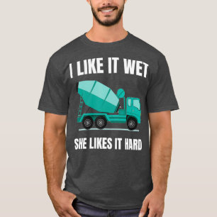 Camiseta Controlador de camión mezclador de cemento de mez