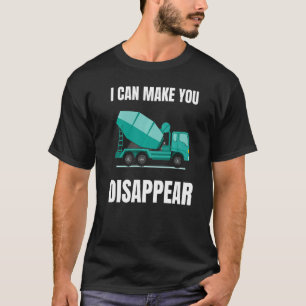Camiseta Controlador de camión mezclador de cemento de mezc