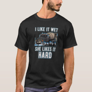 Camiseta Controlador de camión mezclador de cemento de mezc