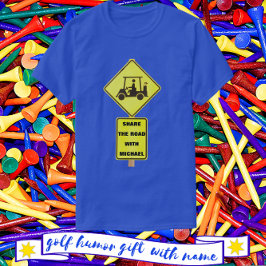 Camiseta Controlador de carrito de golf con nombre