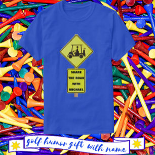 Camiseta Controlador de carrito de golf con nombre