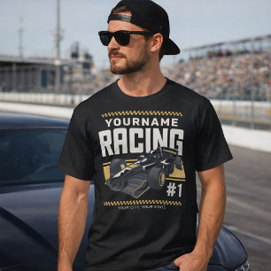 Camiseta Controlador de coche de carreras rápidas personali