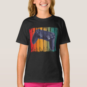 CAMISETA CONTROLADOR DE CONSOLA DE VIDEOJUEGOS RETRO VINTAG