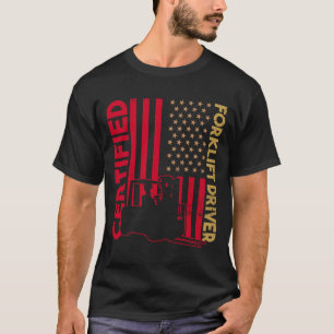 Camiseta Controlador de elevación de horquilla certificado 