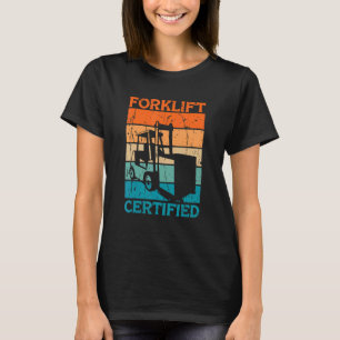 Camiseta Controlador de elevador de horquilla certificado p
