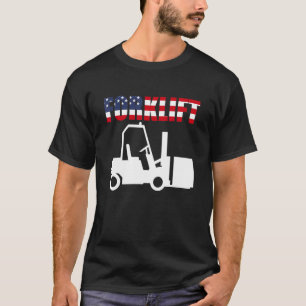 Camiseta Controlador de elevador de horquilla de la bandera