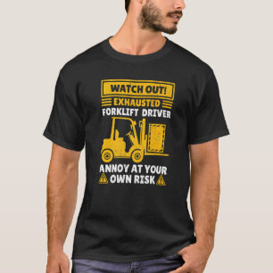 Camiseta Controlador De Elevador De Horquilla Para Hombres