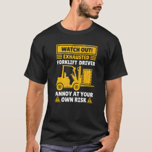 Camiseta Controlador De Elevador De Horquilla Para Hombres