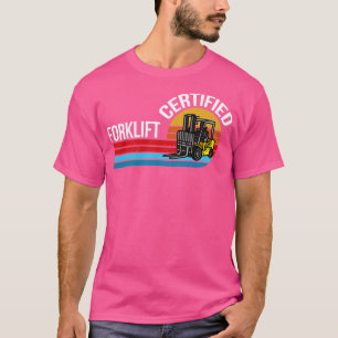 Camiseta Controlador de elevador de horquilla retro de elev