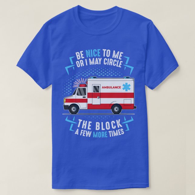 Camiseta Controlador de EMT de ambulancia Par sarcástico de (Diseño del anverso)