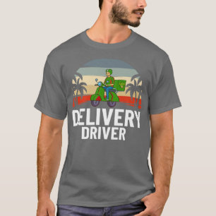 Camiseta Controlador de entrega de alimentos que entrega un