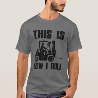 Camiseta Controlador De Forklift Gracioso Para Hombres Homb