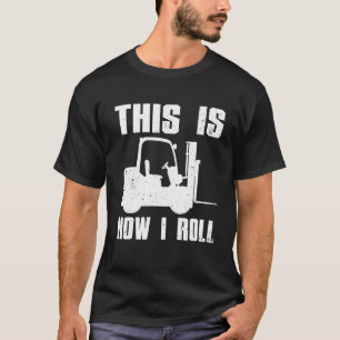 Camiseta Controlador De Forklift Gracioso Para Hombres Homb