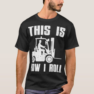 Camiseta Controlador De Forklift Gracioso Para Hombres Homb