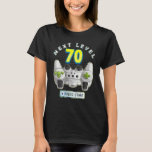 Camiseta Controlador de juego 70th Birthday Next Level 70<br><div class="desc">Jugador 70º Cumpleaños Chicas de la controladora de juegos del siguiente nivel 70.</div>