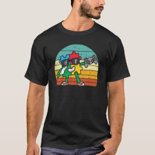 Camiseta Controlador de juego Dab Conciencia sobre el autis