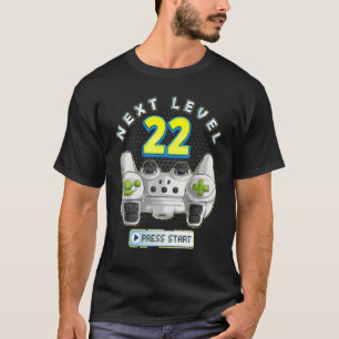 Camiseta Controlador de juego de 22º cumpleaños de siguient