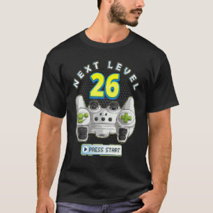 Camiseta Controlador de juego de 26º cumpleaños de siguient