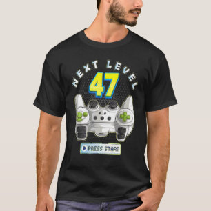 Camiseta Controlador de juego de 47º cumpleaños de siguient