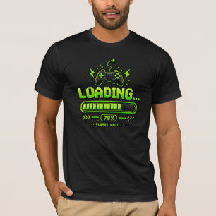 Camiseta Controlador de juego de arte de píxeles de neón